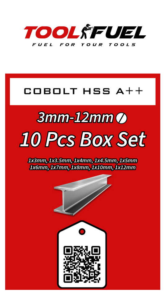 Cobalt 10 Pcs Box Set 3mm -12mm